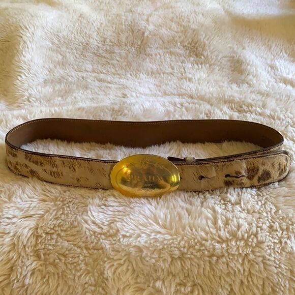 Prada Womens Belt Size 32 - Picture 1 of 10